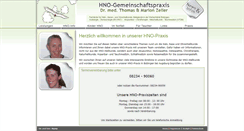 Desktop Screenshot of hno-zeller.de